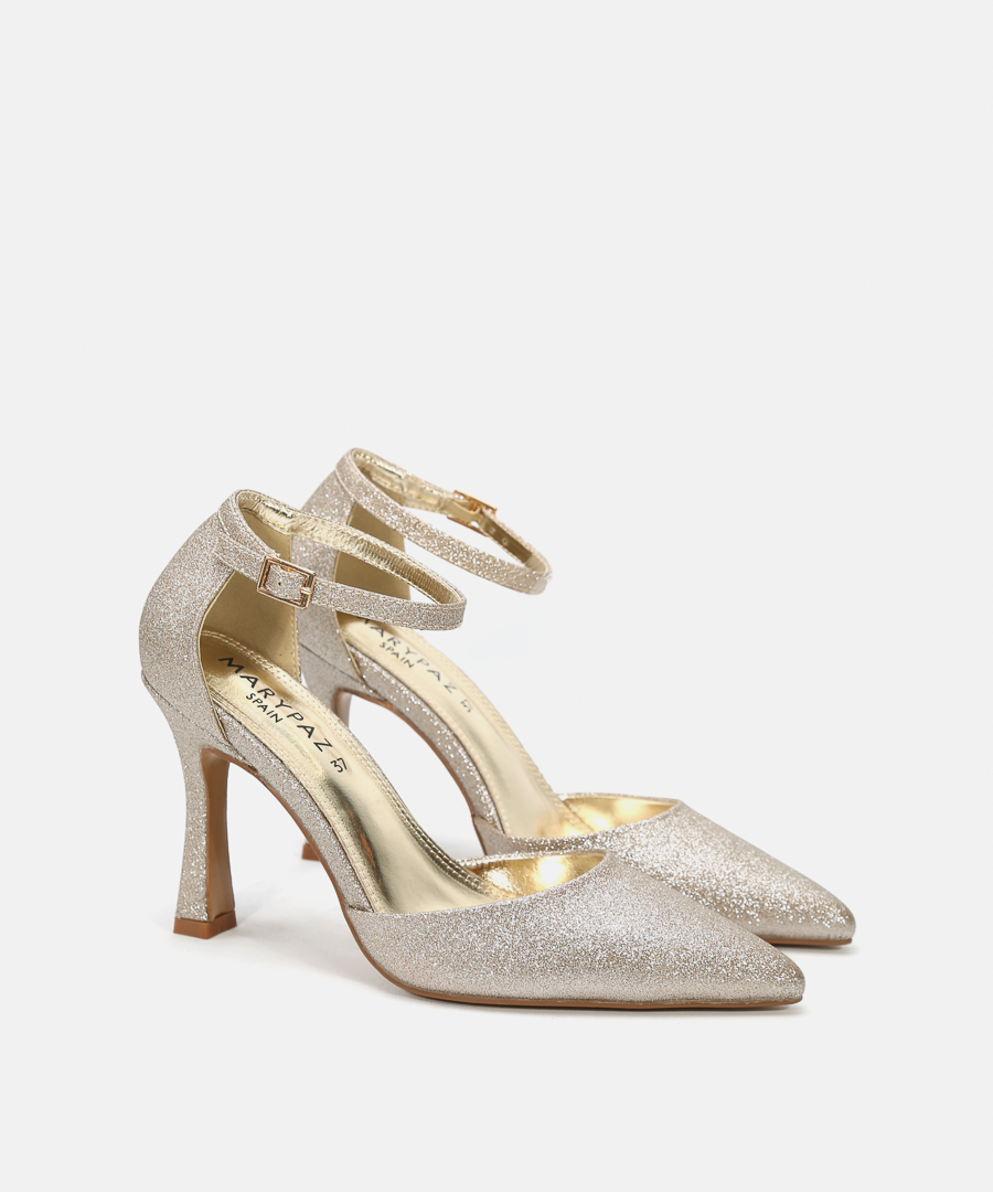 Sapatos salto glitter